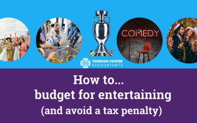 How to budget for entertaining (and avoid a tax penalty)