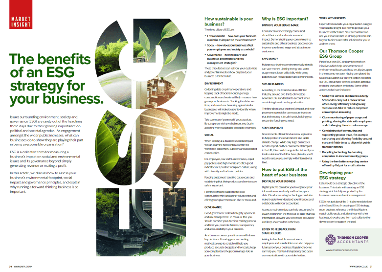 Benefits of an ESG strategy for your small business